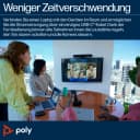 Poly Studio R30+ USB Video-Soundbar mit HP G5 USB-C Dock