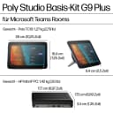 Poly Studio Basis Kit G9 Plus Teams HP Mini IP PC mit TC10