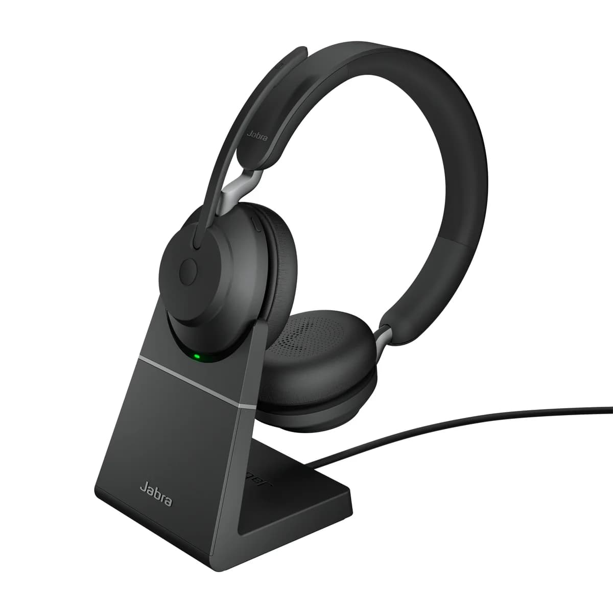 Jabra Evolve2 65 UC Stereo BT USB-A Headset inkl. Ladestation schwarz