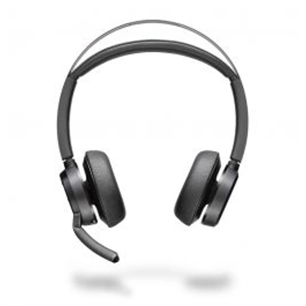 Poly Poly Voyager Focus 2 UC-M USB-C-C Headset ohne Ladestation, USB-C/A Adapter